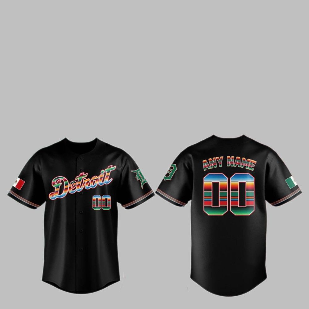 Tigers Mexican Heritage Night Jersey 2025 - Grishko.com