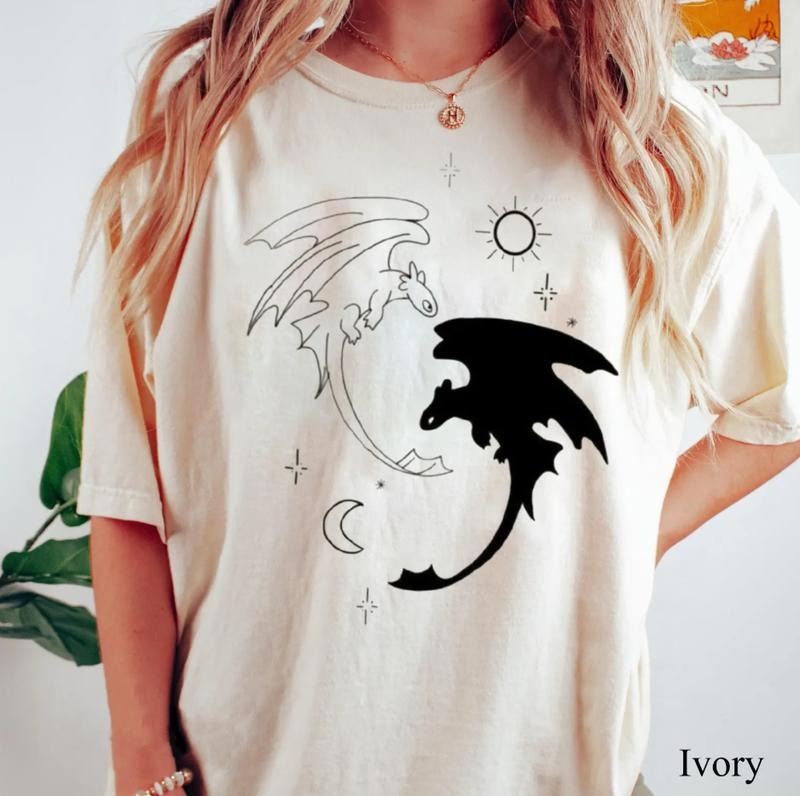 Toothless Dragon Shirt, Toothless And Light Fury, How To Train Your Dragon, Toothless Shirt