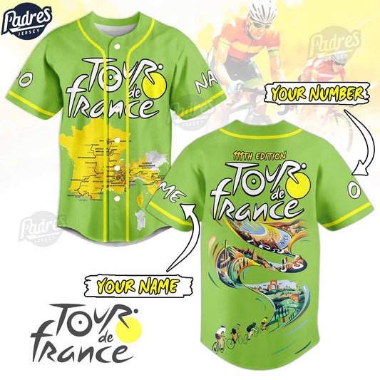 Tour De France Custom Baseball Jersey Style - Padres Jersey Oasis: Elevate Your Baseball Style Game