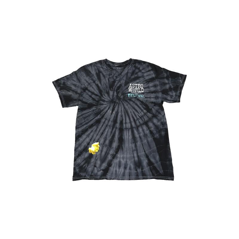 Travis Scott Festival Airbrush Tee Black Tie Dye (93665-241) Men's Size S-2XL