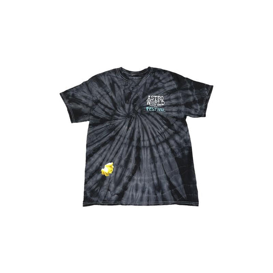 Travis Scott Festival Airbrush Tee Black Tie Dye (93665-241) Men's Size S-2XL
