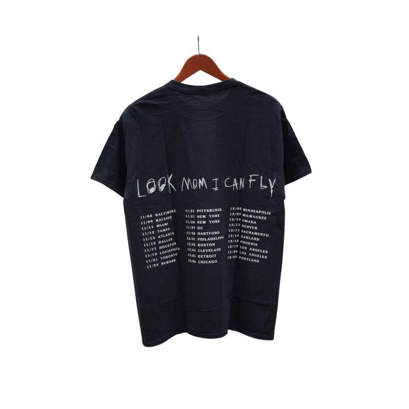 Travis Scott Look Mom I Can Fly Tour Tee Black (93665-232) Men's Size S-2XL