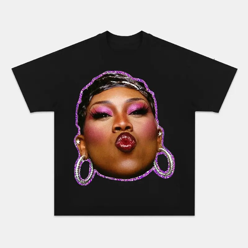 Trendy Missy Elliot Cool Face Tee
