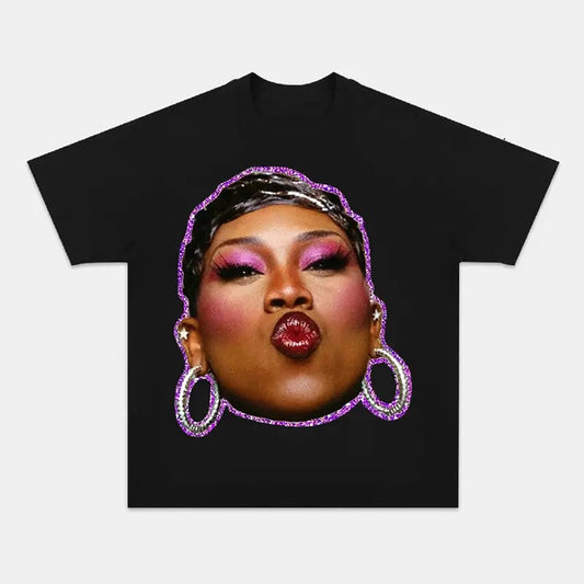 Trendy Missy Elliot Cool Face Tee