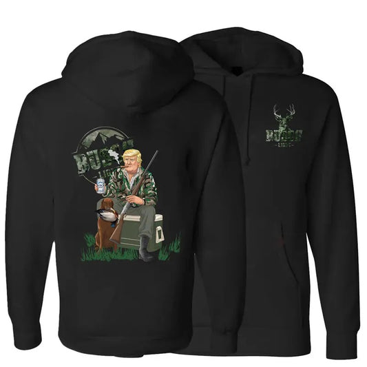 Tru.mp Hunting Busch Light Beer 2 Sided Hoodie, GUn Tru.mp Hunting Sweatshirt, Tru.mp Supporter Shirt For Color For Men and Women
