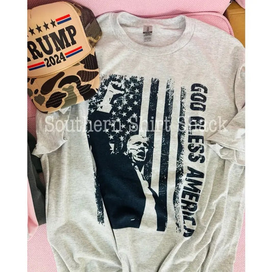Trump- God bless America t shirt