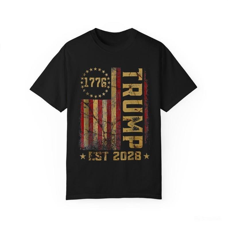 Trump 2028 Shirt, President Donald Trump Tee, 1776 Trummp Shirts, Republican Conservative, Support Trump, For Men, For Women