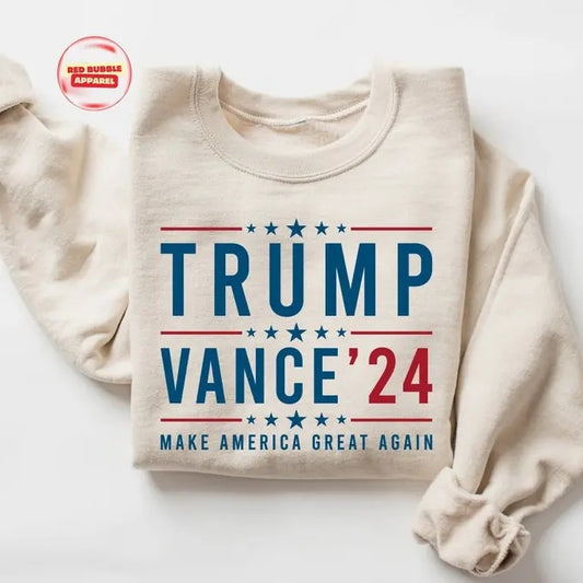 Trump Vance 24 Shirt, Trump 2024 Sweatshirt, President Trump, Republican Shirt, Republican Gifts Support Trump Shirt, American Flag Shirt