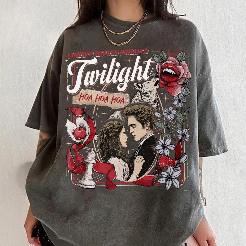 Twilight Inspired HOA HOA HOA Shirt Comfort Colors, Hoa Hoa Hoa Season T shirt, Forks Washington Tee, Book Lover Gift