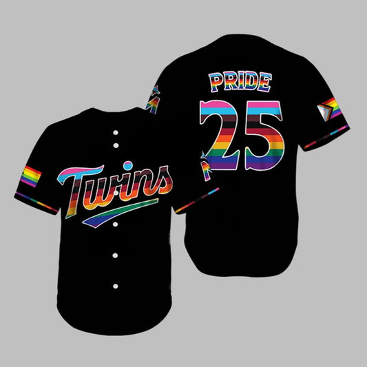 Twins 2025 Happy Pride Night Jersey - Grishko.com