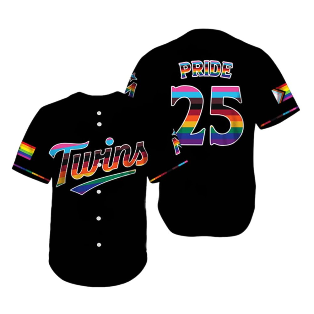Twins 2025 Happy Pride Night Jersey - Grishko.com