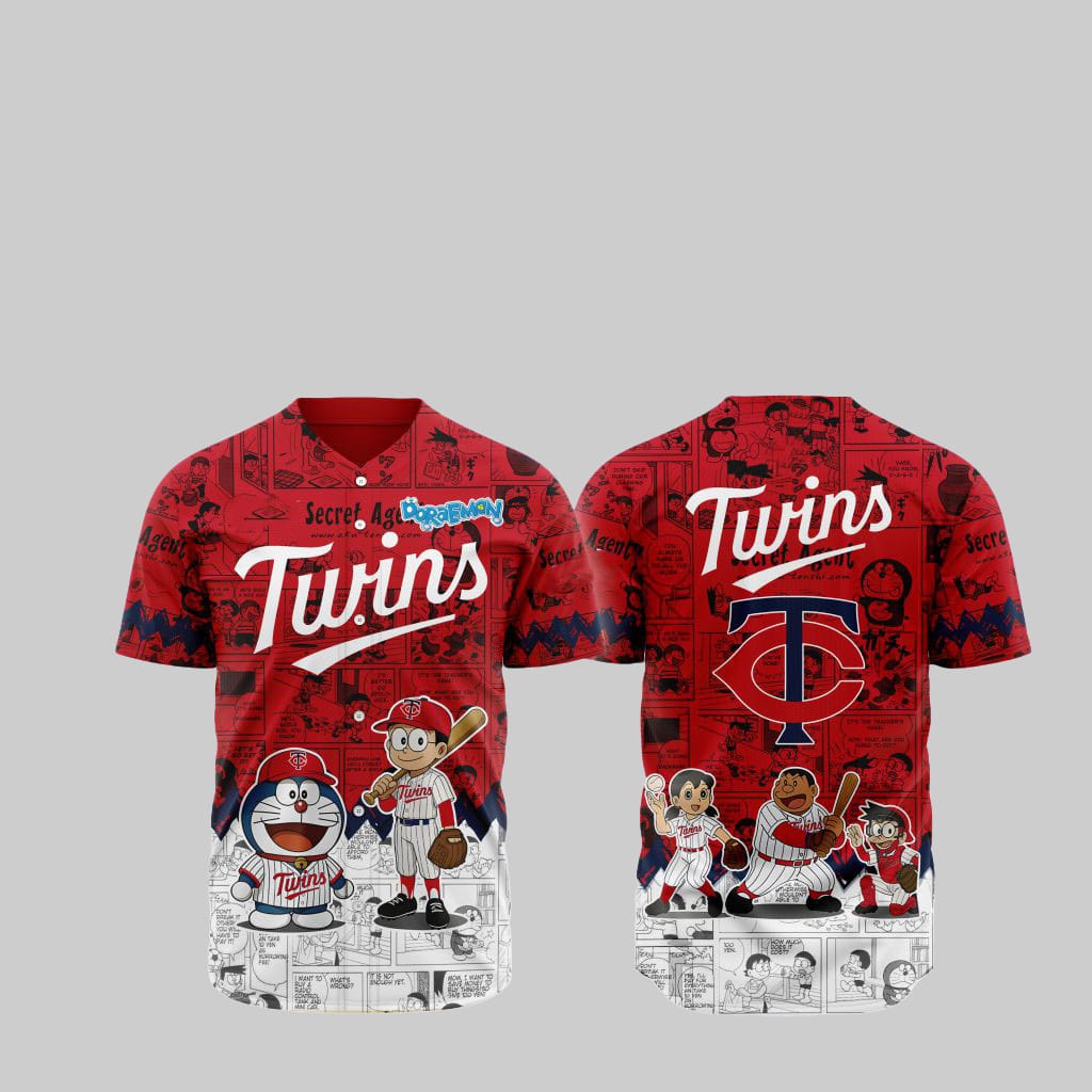 Twins Doraemon Jersey 2025 - Grishko.com