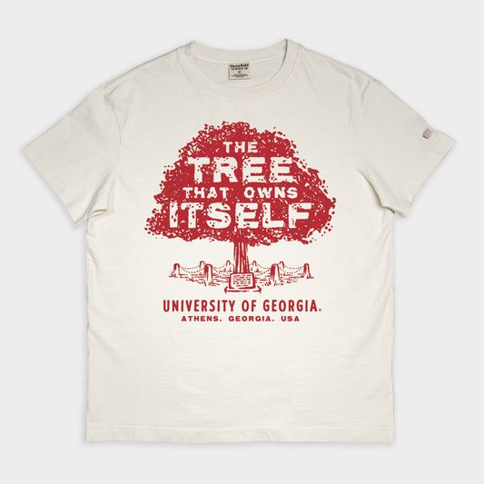 UGA "The Tree That Owns Itself" Vintage Heavyweight Tee Style001
