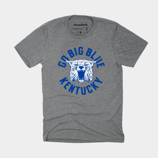 Vintage Kentucky Go Big Blue T-Shirt Style001