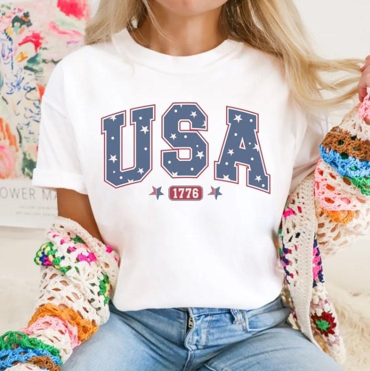 USA America Shirt, Fourth of July Shirt, 4th of July Tee, Patriotic Shirt