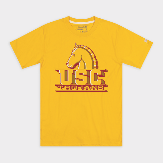 Vintage Block USC Trojans T-Shirt Style001