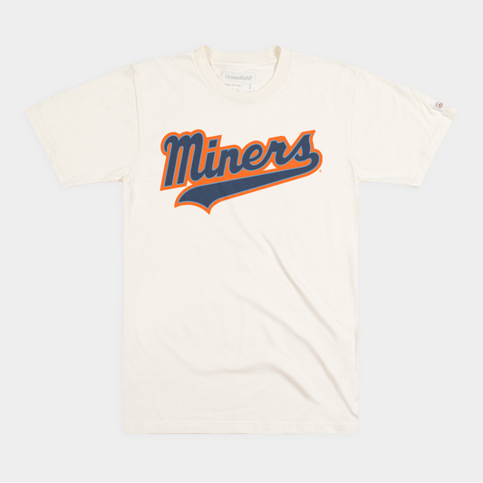 UTEP Vintage Baseball Script Tee Style001