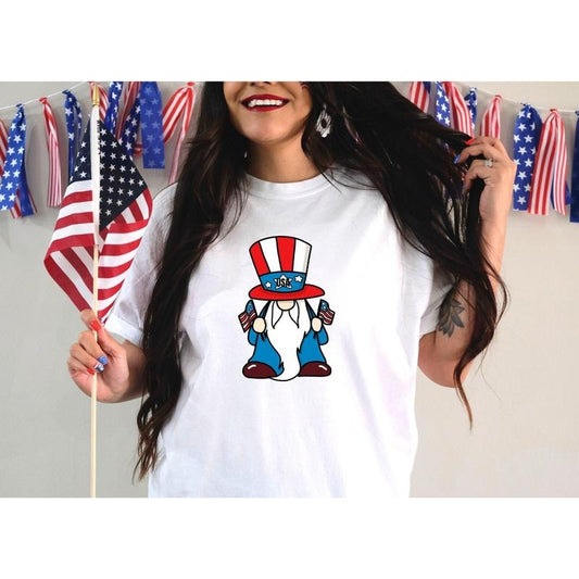 Usa 4th Of July Gnome T Shirt 4th Of July Shirt Funny Usa Shirt Usa Tee July 4th Lover Gift
