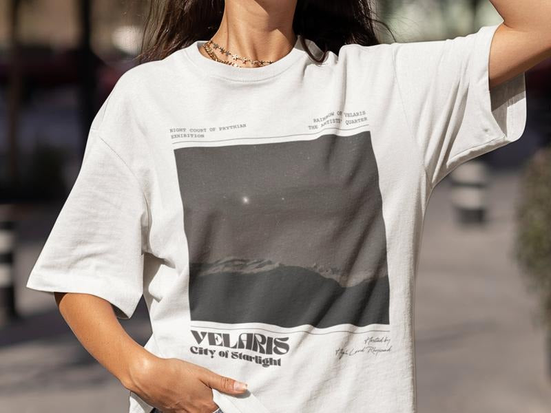 Velaris Shirt OFFICIALLY LICENSED SJM Acotar Shirt Night Court Shirt A Court of Thorns Acotar Merch Rhysand Shirt City of Starlight Acotar