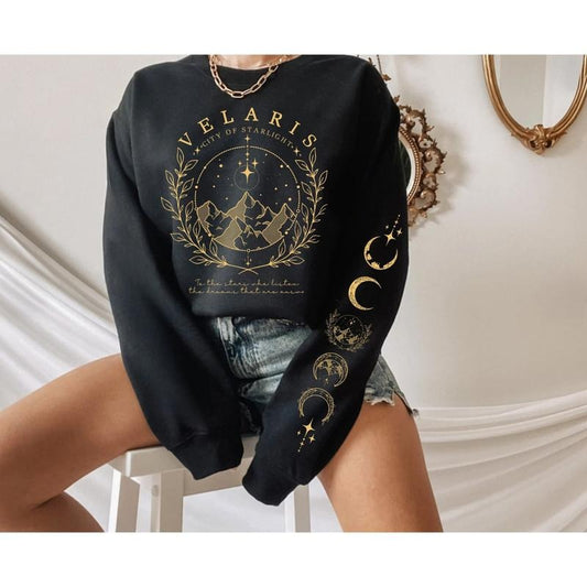 Velaris Sweatshirt, City Of Starlight Sweatshirt, Night Court T-Shirt, Rhysand Quotes Shirt, Sarah J Maas Merch, Velaris Bookish Sweater, Acotar Merch, Gift For Book Lover