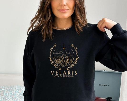 Velaris Sweatshirt, Velaris City Of Starlight Hoodie, The Night Court Sweatshirt, Merch Shirt, City of Starlight Sweater, Gift For Her