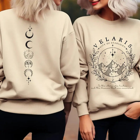 Velaris Sweatshirt, Velaris City Of Starlight Sweatshirts, The Night Court Sweatshirt, City of Starlight Sweater, Acotar Sweatshirt