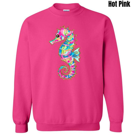 Vibrant Seahorse Sweatshirt 'NLB'