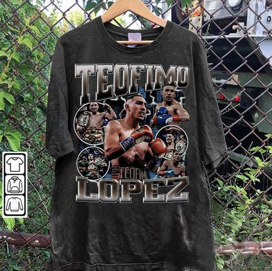 Vintage 90s Graphic Style Teofimo Lopez T-shirt - Teofimo Lopez T-shirt - American Professional Boxer Tee For Man and Woman Unisex T-shirt, Gift For Fan