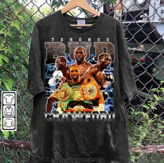 Vintage 90s Graphic Style Terence Crawford T-shirt - Terence Crawford T-shirt - American Professional Boxer Tee For Man and Woman, Gift For Fan