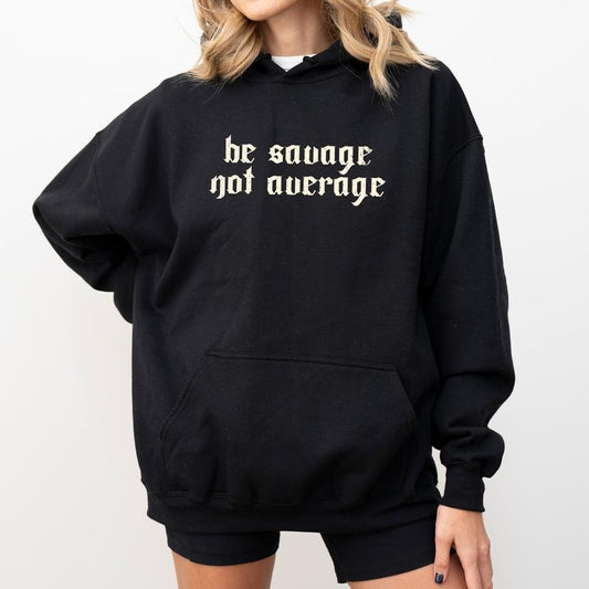 Vintage Funny Not Average Hoodie, Gothic Style Funny Meme Women Graphic Hoodies, Self-Love Hoodie,  Weird Funny Stuff Clothing