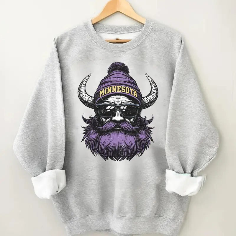 Vintage Minnesota Football Sweatshirt, Trendy Fan Gifts, Game Day Apparel, Unisex Sweatshirt, Crewneck Pullover