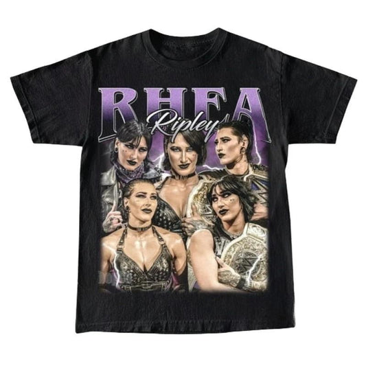 Vintage Rhea Ripley WWE Pro Wrestling Unisex T-shirt