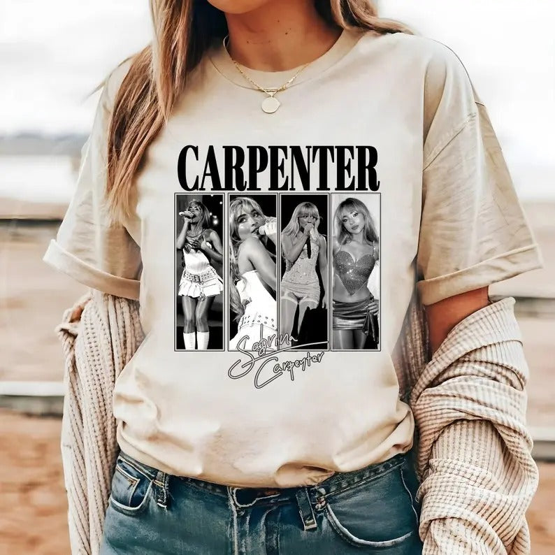 Vintage Sabrin Carpenter T-Shirt, Sabri Emails Tour, Espresso Shirt, Sabriinaa Merch, 2024 Tour T-shirt Top Womenswear