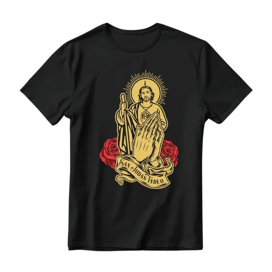 Vintage San JuditasTadeo Roses Graphic Tee, Sweatshirt, Hoodie Gift For Women Top Womenswear Underwear Cotton Polyester Printed