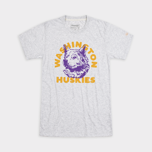 Vintage Washington Huskies Dog Mascot T-Shirt