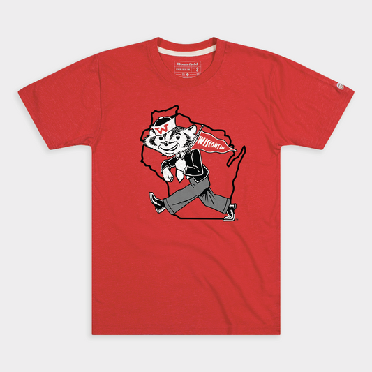 Vintage Freshman Bucky Badger Tee Style001