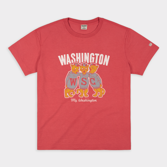 Washington State Singing Cougars Vintage Heavyweight Tee