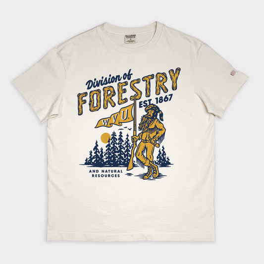 WVU Division of Forestry Vintage Heavyweight Tee Style001