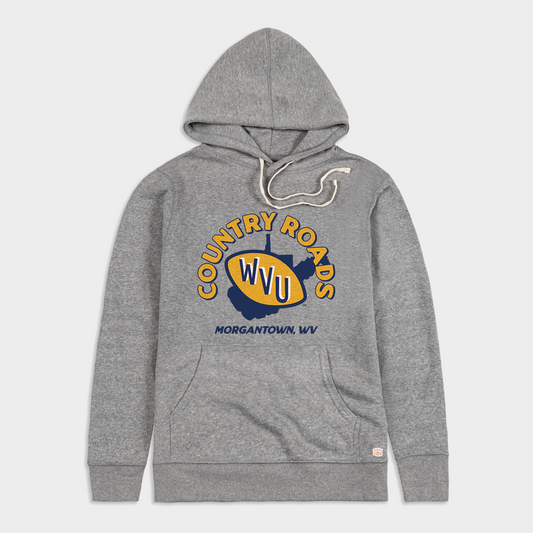 WVU Country Roads Vintage Football Hoodie Style001
