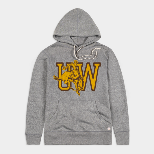 Wyoming Cowboys Vintage Rodeo Logo Hoodie Style001