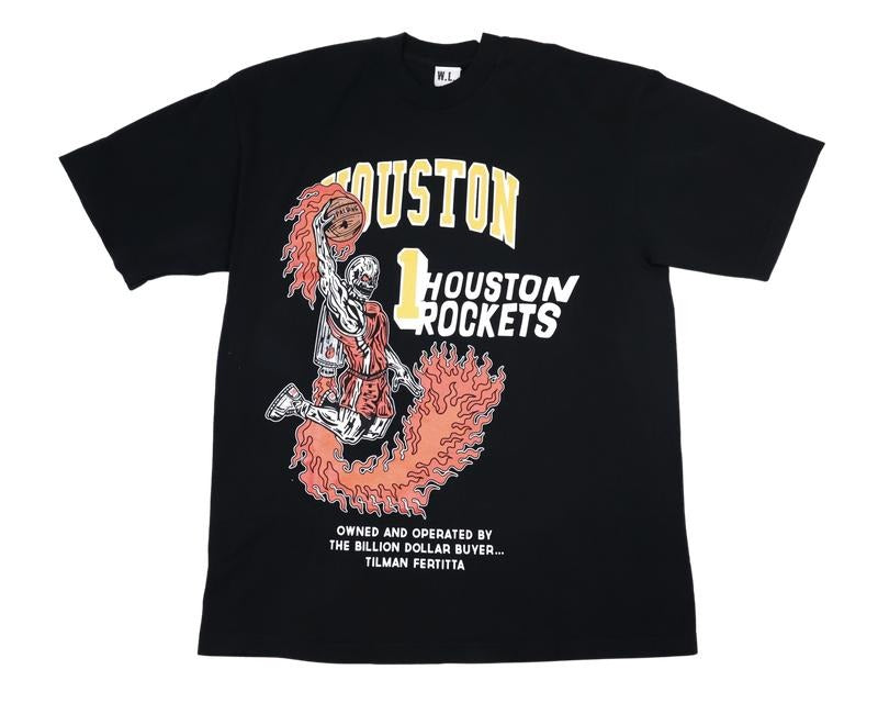 Warren Lotas Houston Rockets T-Shirt Black (WALO-ST002-BLACK) Size S-XL