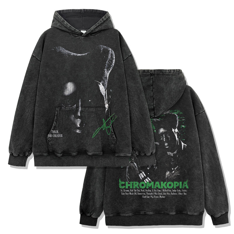 TYLER, THE CREATOR CHROMAKOPIA â€œIYGLâ€ VINTAGE HOODIE