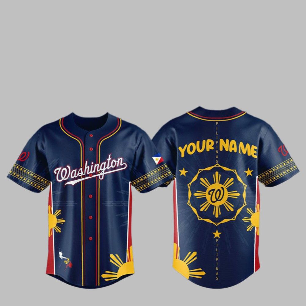 Washington Nationals Filipino Heritage Night 2025 Jersey Combo - Grishko.com