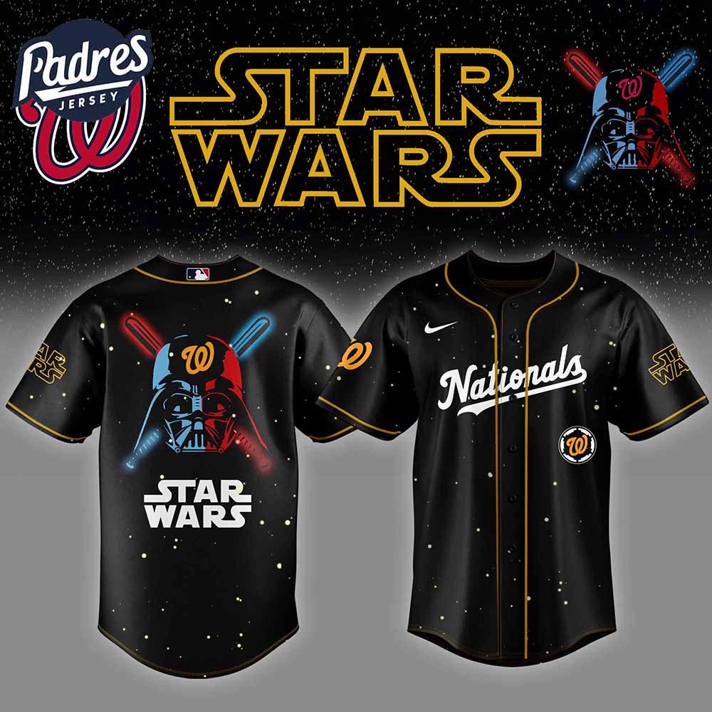 Washington Nationals MLB x Star Wars Baseball Jersey Editions Limited 2025 - Padres Jersey Oasis: Elevate Your Baseball Style Game