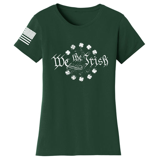 We The Irish St. Patrick's Day Ladies T-shirt Style001
