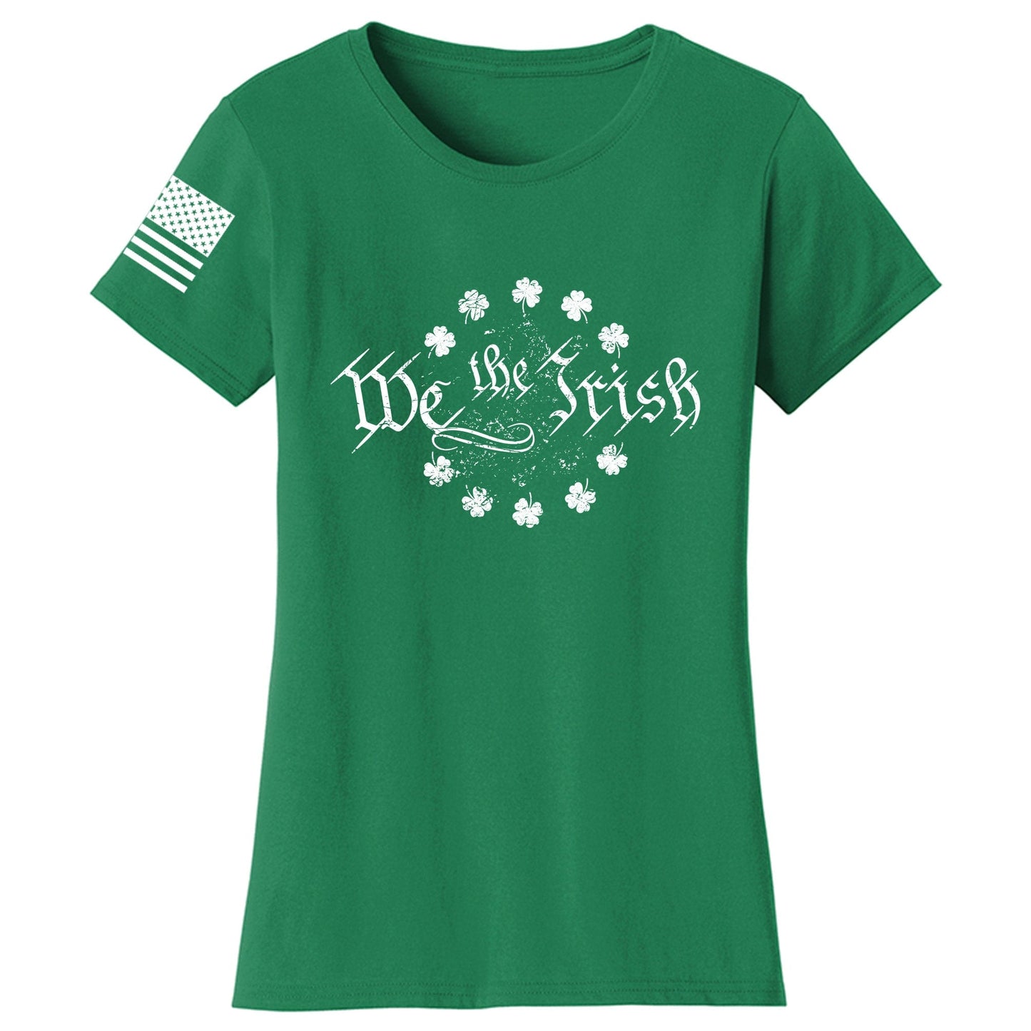 We The Irish St. Patrick's Day Ladies T-shirt Style001