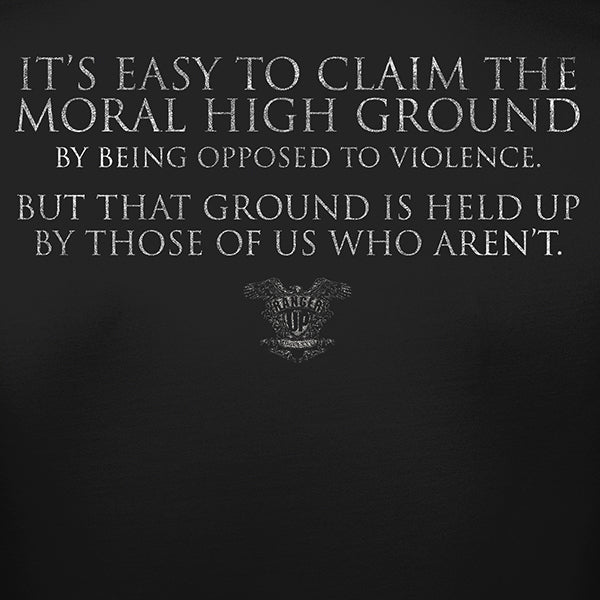 Moral High Ground Flag T-Shirt Style001