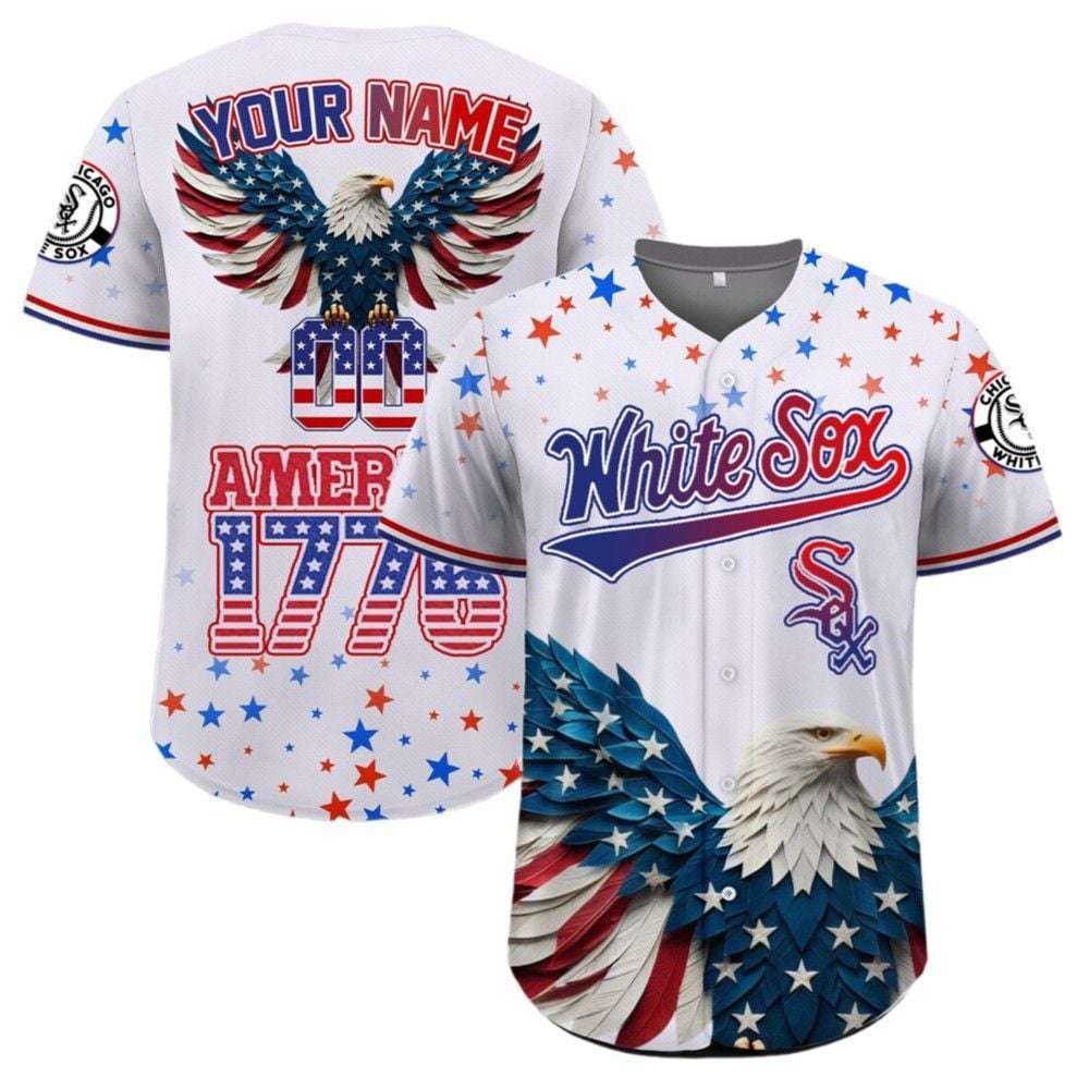 White Sox Independence Day Baseball Jersey 2025 - Grishko.com