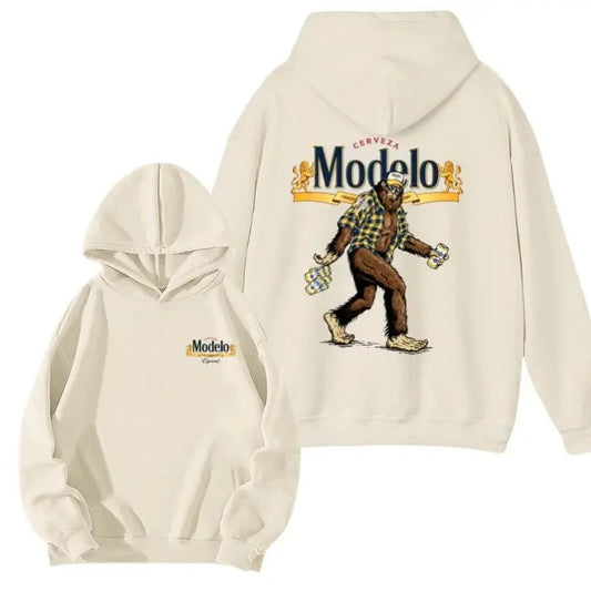 Bigfoot Modelo Especial 2 Sided Hoodie/Sweatshirt/T-Shirt, For Men/Women - Unisex Style, 100% Cotton, Pullover unisex hoodie