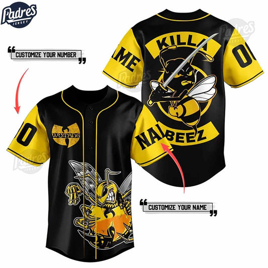 Wu-Tang Clan Killa Beez Baseball Jersey Style - Padres Jersey Oasis: Elevate Your Baseball Style Game